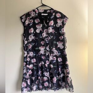 Rebecca Minkoff Floral Print Mini Dress Size XL